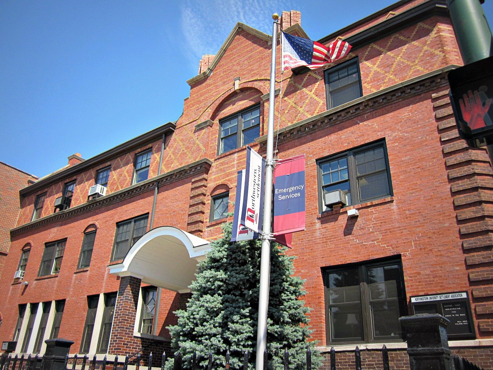 Based in Noble Square, Northwestern University Settlement House provides material and social support for needy families.